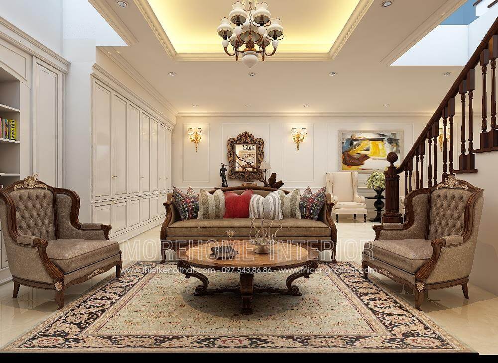 Sofa tân cổ điển Sofa tân cổ điển