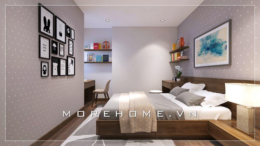 Giường ngủ chung cư gỗ công nghiệp Giường ngủ chung cư gỗ công nghiệp