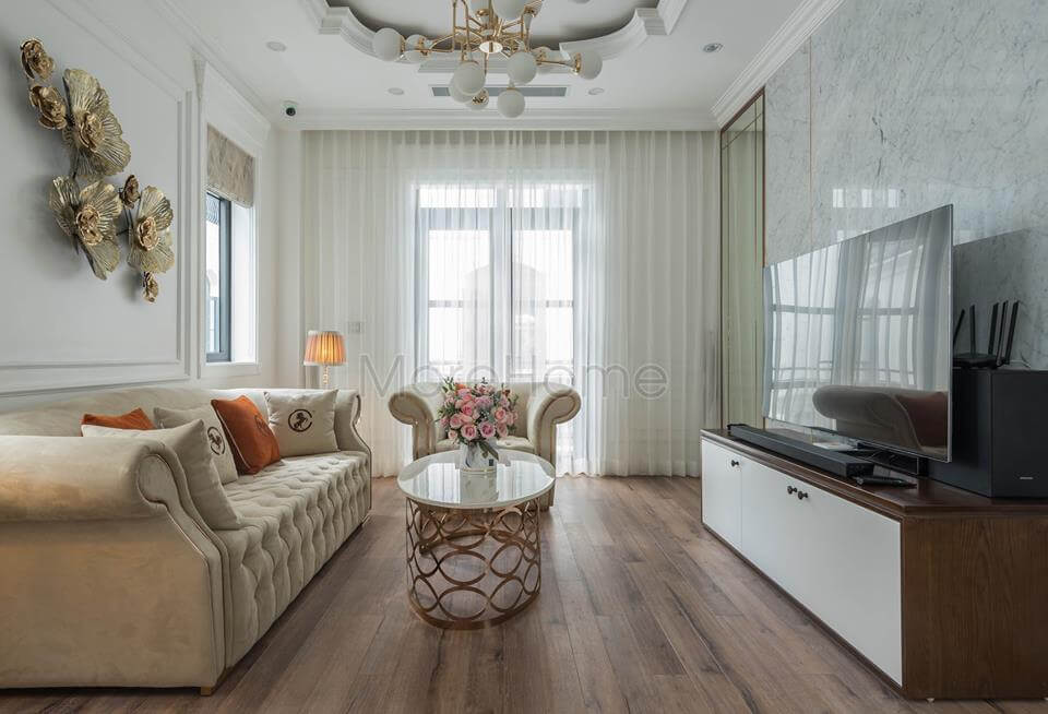 Sofa bọc nỉ được sản xuất bởi MoreSofa - thiết kế chuẩn mực, thẩm mỹ cao, bền bỉ với thời gian