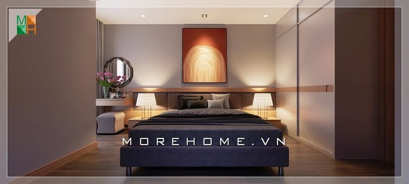 Ấn tượng với cách thiết kế và sắp xếp nội thất phòng ngủ đẹp trẻ trung và ấn tượng cho chung cư, nhà phố.
