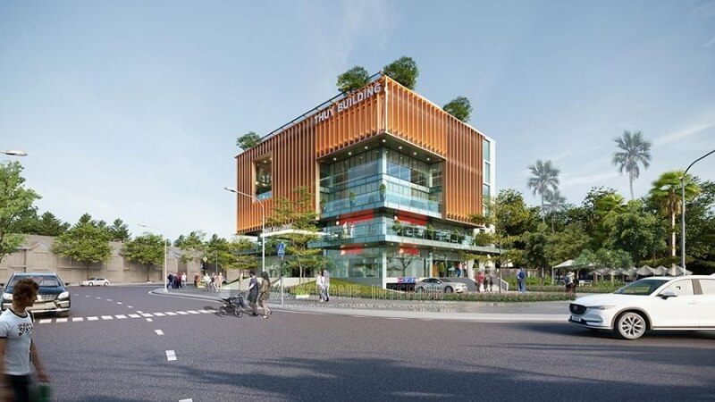 Công trình kiến trúc xanh cho tòa nhà văn phòng tại tp Vinh