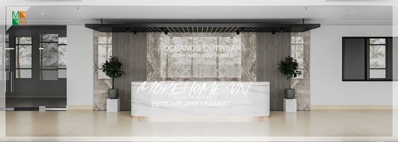 Quẫy lễ tân là nơi đón tiếp các đối tác, khách hàng đến làm ăn, do đó quầy lễ tân cần phải được thiết kế sang, lịch sự để tạo ấn tượng và gây được thiện cảm với người nhìn.